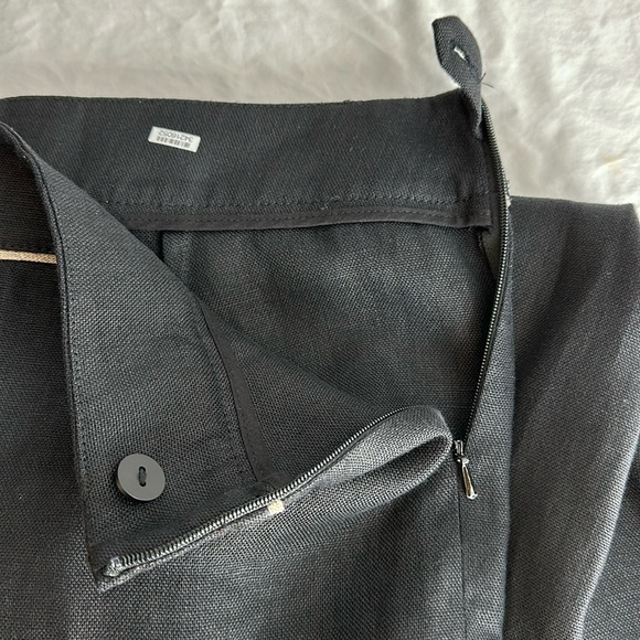 Worth Short Sleeve 100% Linen Two Piece Pantsuit - Picture 10 of 13